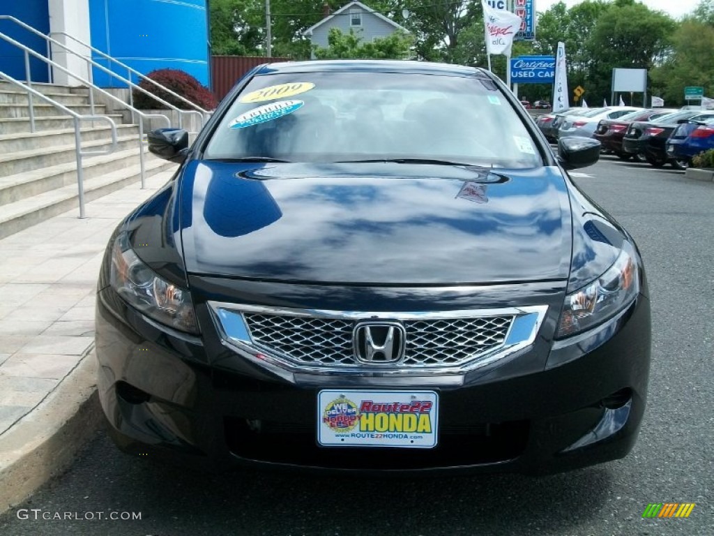2009 Accord EX Coupe - Crystal Black Pearl / Black photo #2