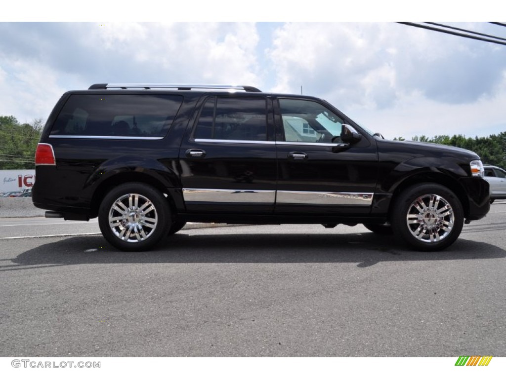 Black 2009 Lincoln Navigator L 4x4 Exterior Photo #50700163