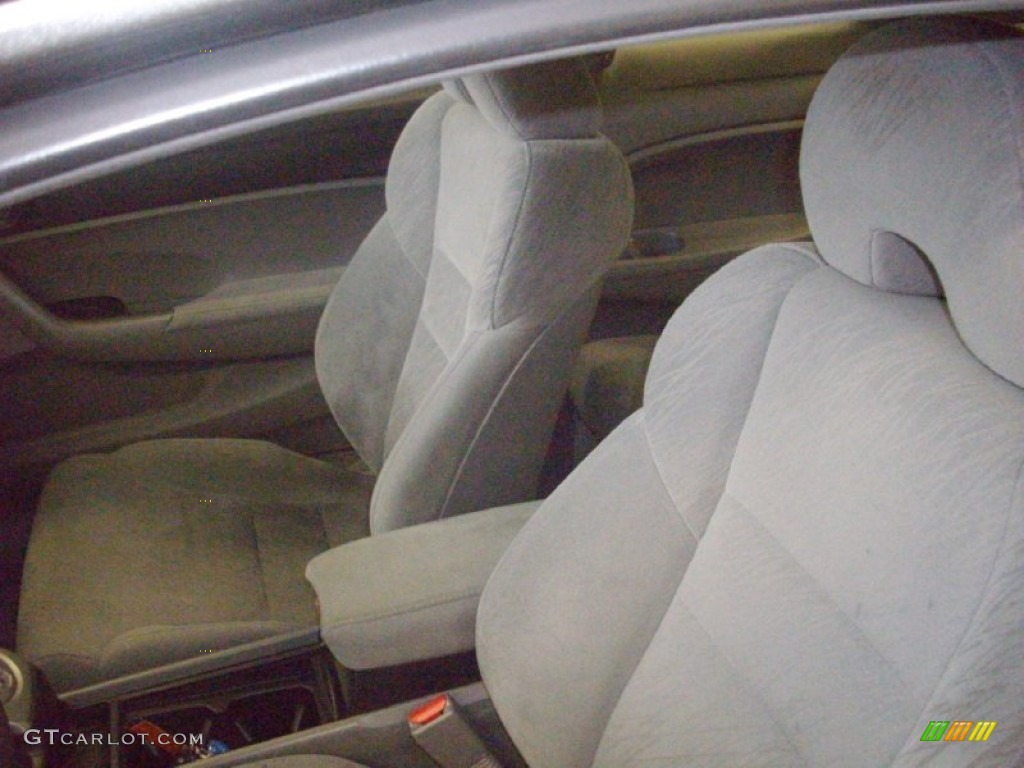 2006 Civic LX Coupe - Galaxy Gray Metallic / Gray photo #12