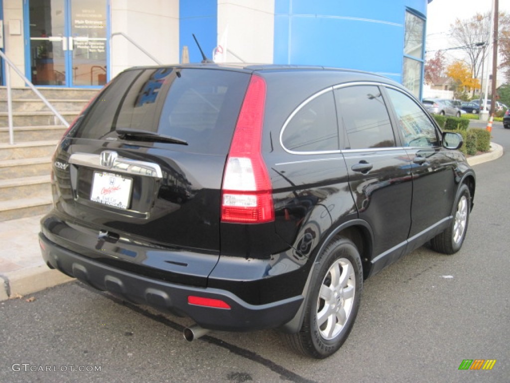 2008 CR-V EX 4WD - Nighthawk Black Pearl / Black photo #3