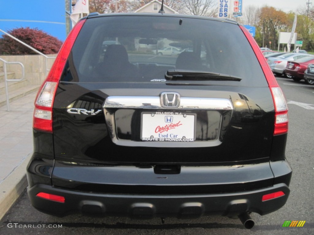 2008 CR-V EX 4WD - Nighthawk Black Pearl / Black photo #4