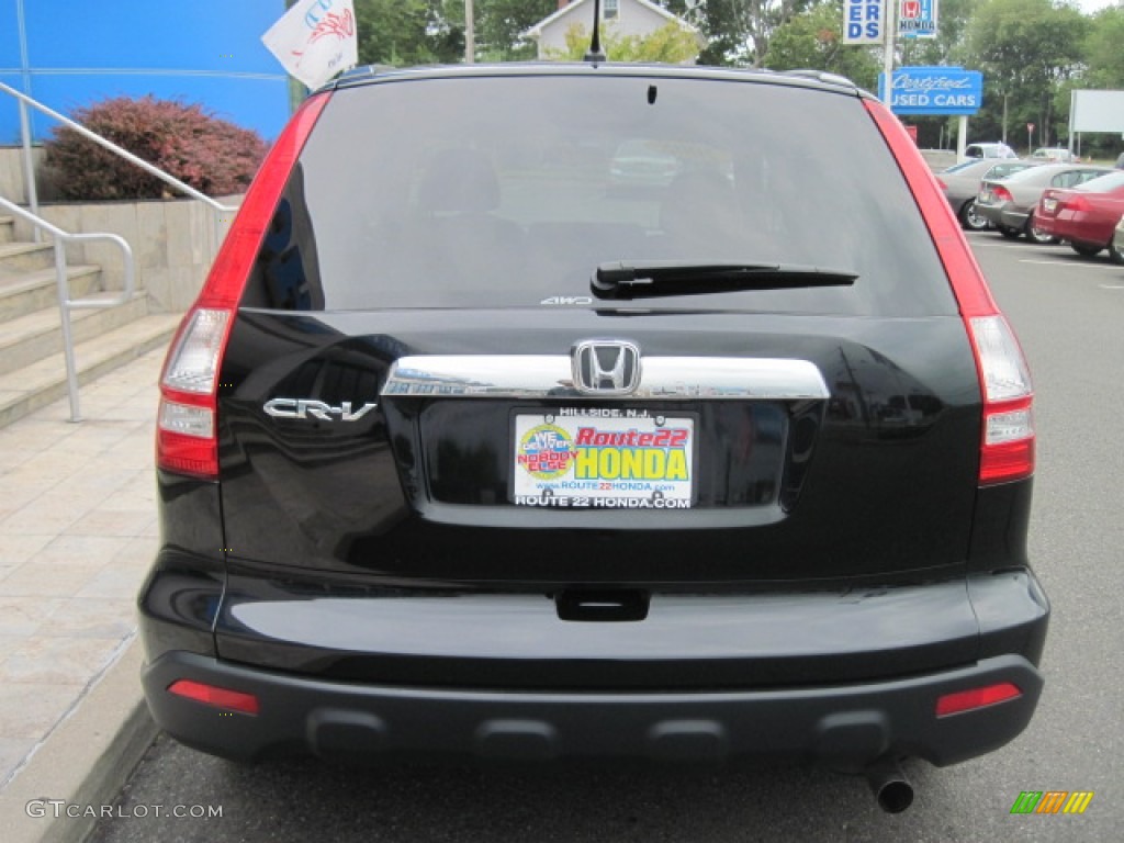 2008 CR-V EX 4WD - Nighthawk Black Pearl / Ivory photo #4