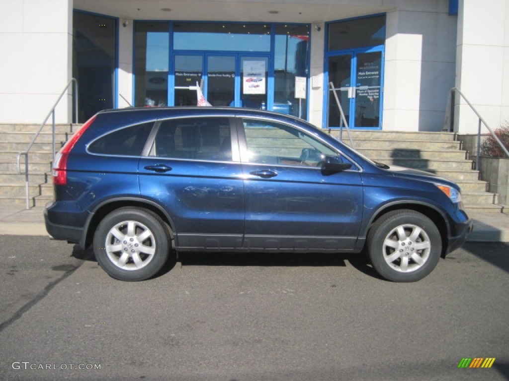 2007 CR-V EX-L 4WD - Royal Blue Pearl / Black photo #2