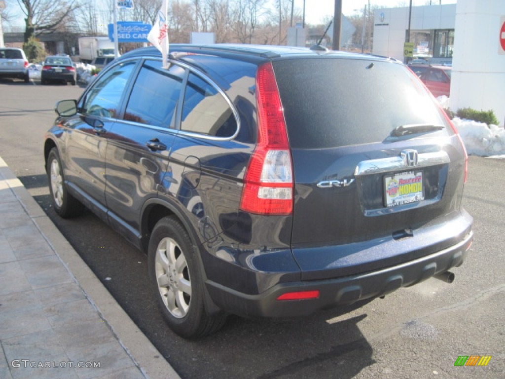 2007 CR-V EX-L 4WD - Royal Blue Pearl / Black photo #5