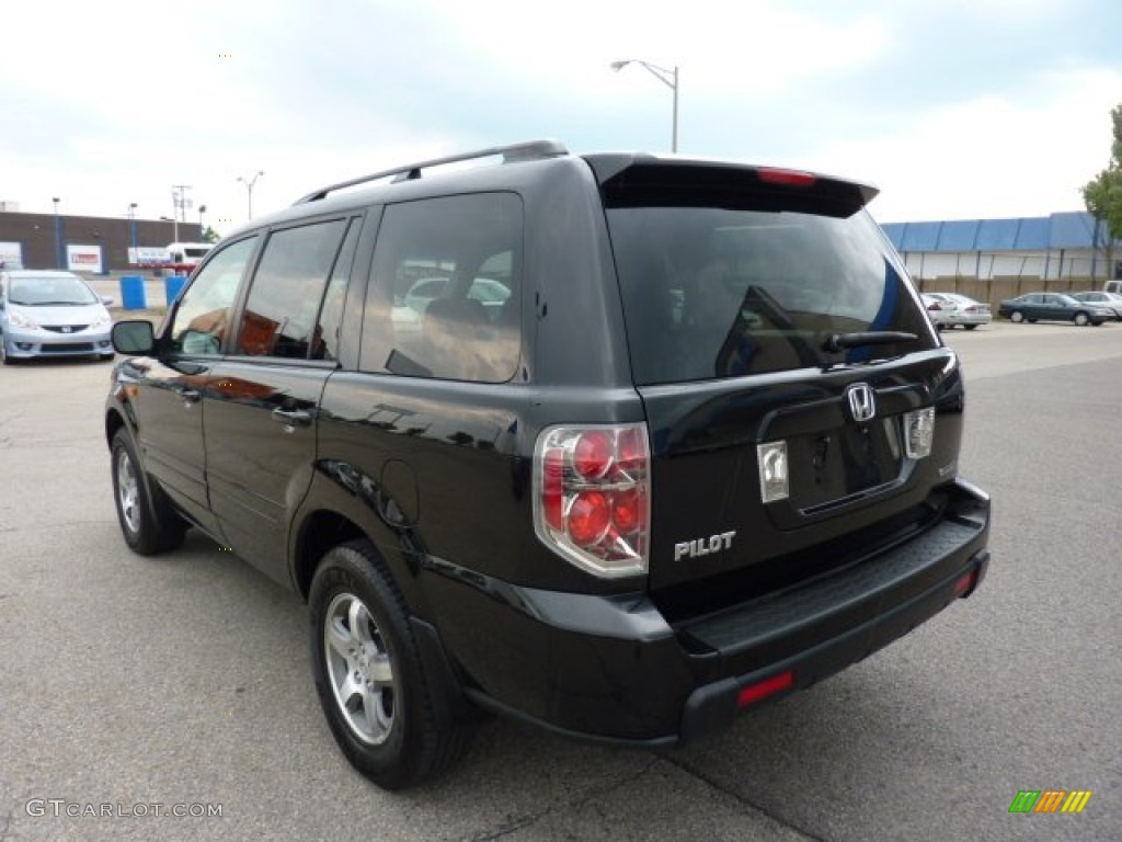 2008 Pilot Special Edition 4WD - Formal Black / Gray photo #2