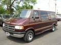 Dark Red Metallic 1997 Dodge Ram Van 2500 Conversion