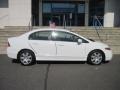 Taffeta White - Civic LX Sedan Photo No. 2