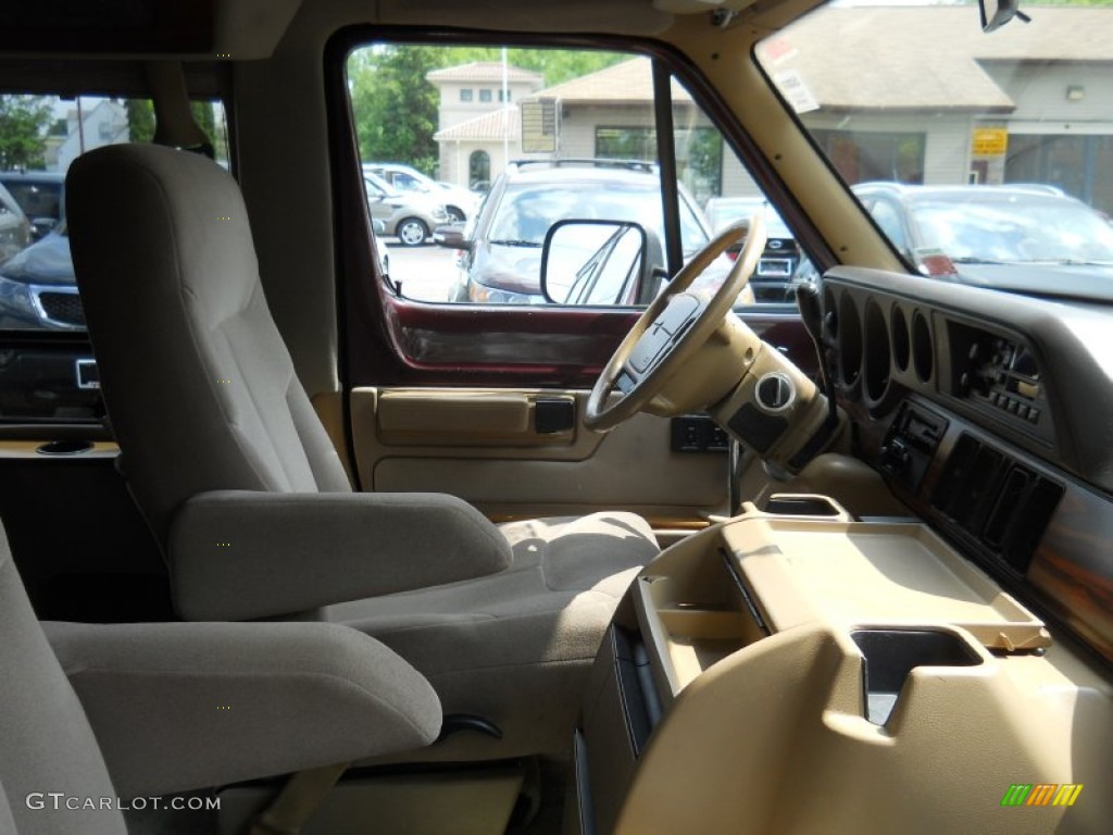 1997 Ram Van 2500 Conversion - Dark Red Metallic / Camel photo #7