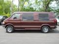 Dark Red Metallic 1997 Dodge Ram Van 2500 Conversion Exterior