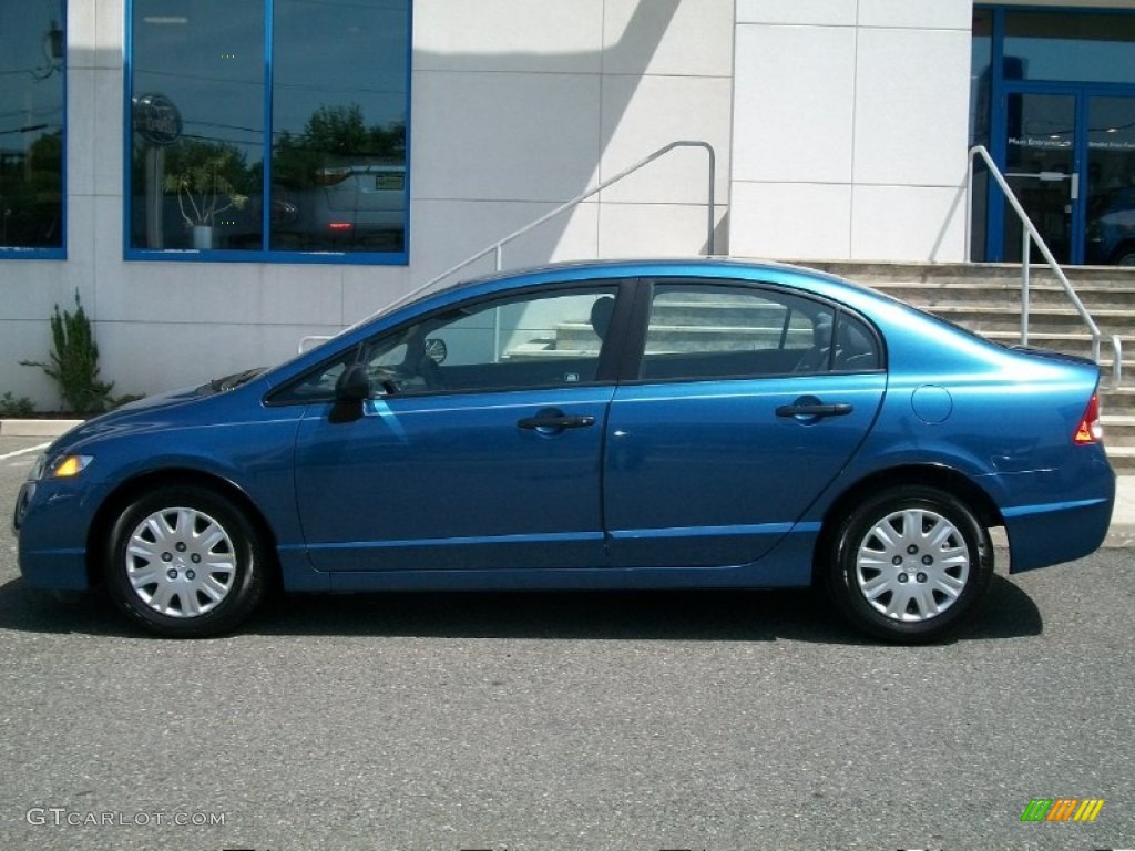 Atomic Blue Metallic 2010 Honda Civic DX-VP Sedan Exterior Photo #50703193