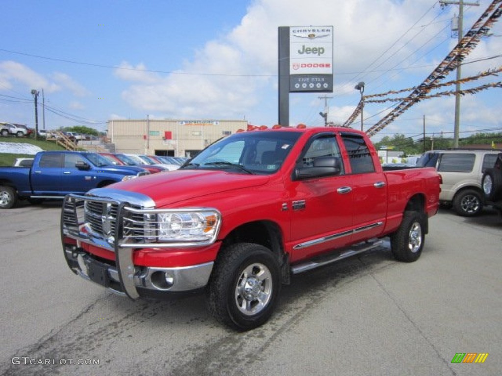 Flame Red Dodge Ram 2500