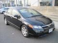 2008 Nighthawk Black Pearl Honda Civic LX Sedan  photo #1