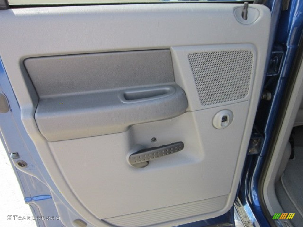 2008 Ram 1500 Big Horn Edition Quad Cab 4x4 - Electric Blue Pearl / Medium Slate Gray photo #15