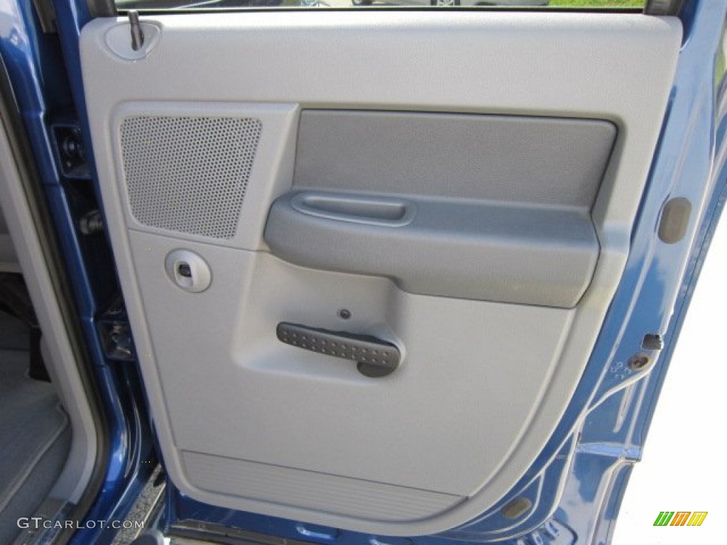 2008 Ram 1500 Big Horn Edition Quad Cab 4x4 - Electric Blue Pearl / Medium Slate Gray photo #19