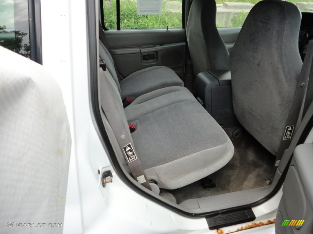 1999 Explorer XLT 4x4 - Oxford White / Medium Graphite Grey photo #11