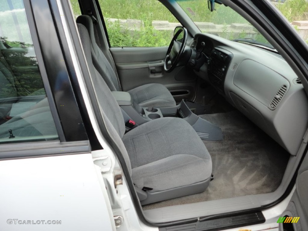 1999 Explorer XLT 4x4 - Oxford White / Medium Graphite Grey photo #12