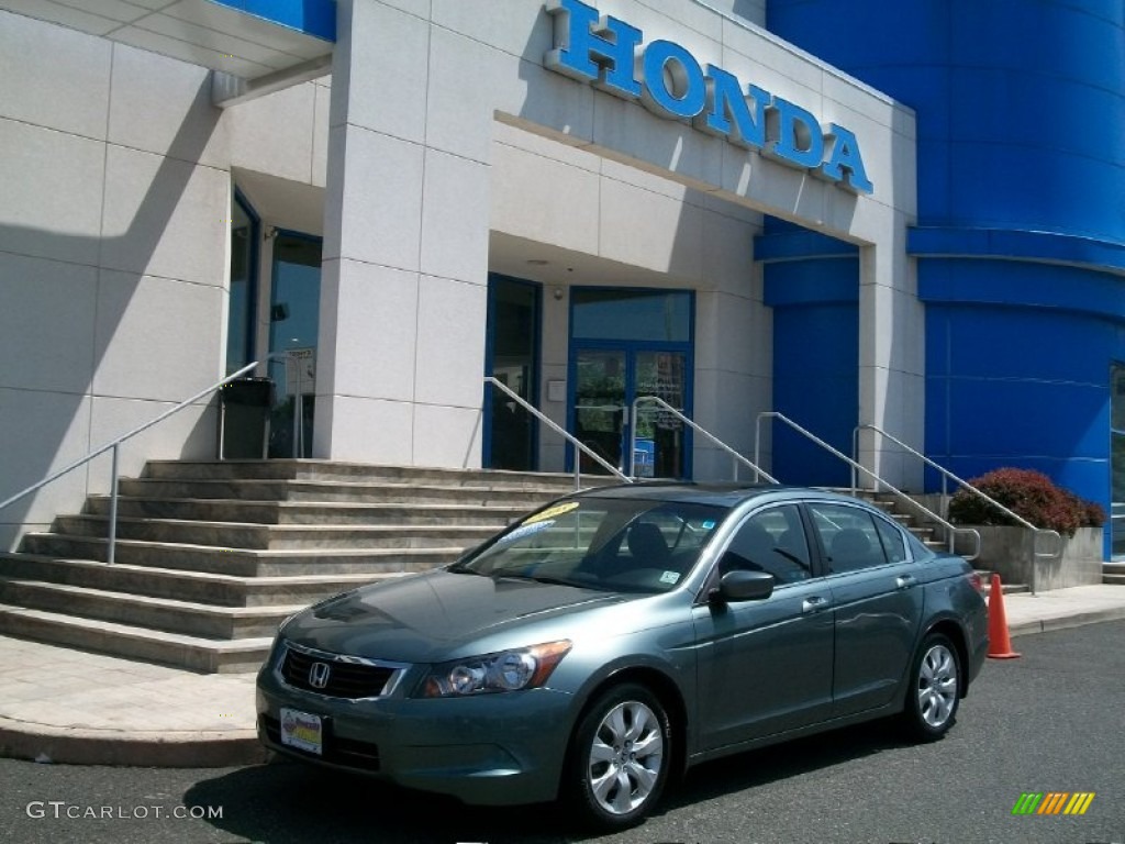 2008 Accord EX Sedan - Mystic Green Metallic / Black photo #1