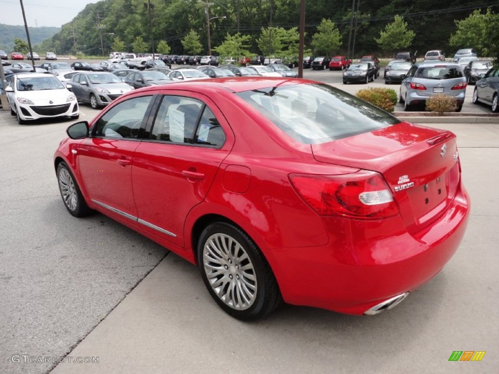 Vivid Red 2010 Suzuki Kizashi GTS Exterior Photo #50705518