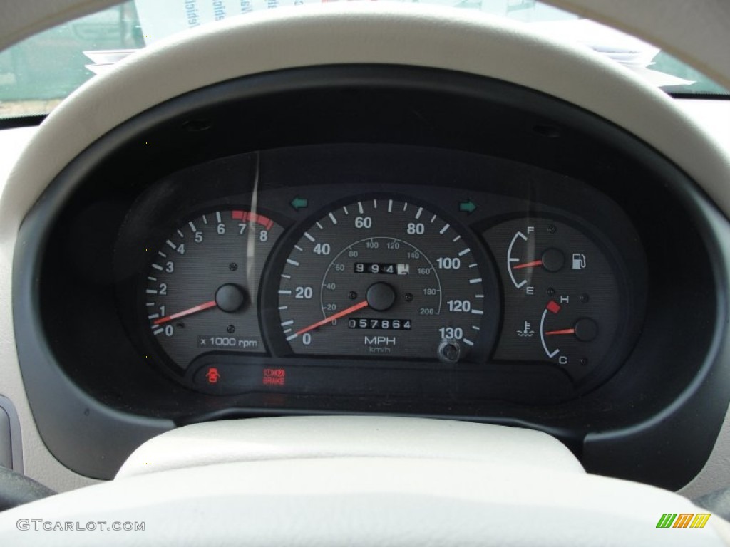 2002 Hyundai Accent GL Sedan Gauges Photos