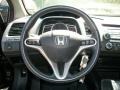 Black 2009 Honda Civic EX Coupe Steering Wheel