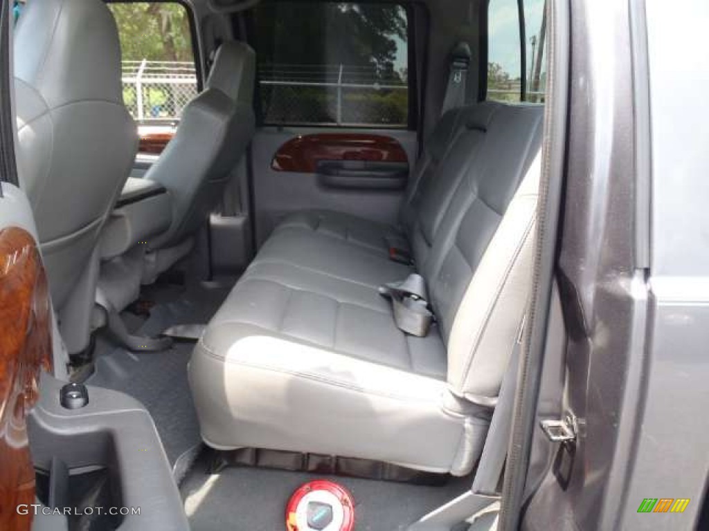 2003 F250 Super Duty XLT Crew Cab 4x4 - Dark Shadow Grey Metallic / Medium Flint Grey photo #13