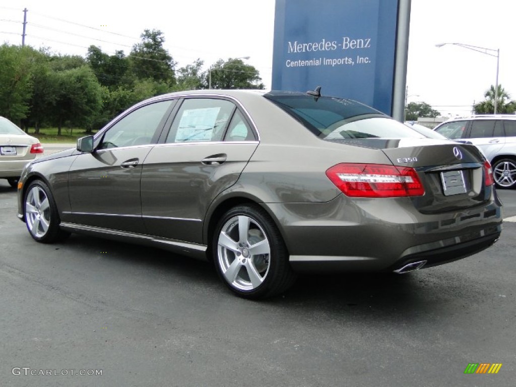 2011 E 350 Sedan - Indium Grey Metallic / Almond/Black photo #4