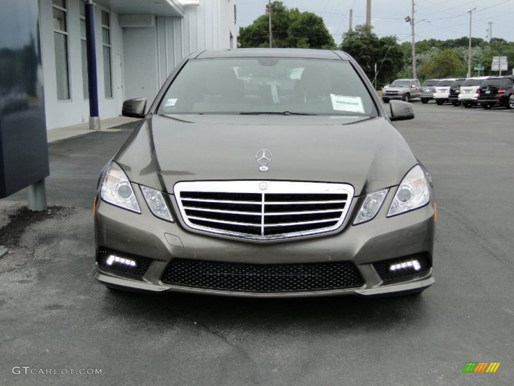 2011 E 350 Sedan - Indium Grey Metallic / Almond/Black photo #11
