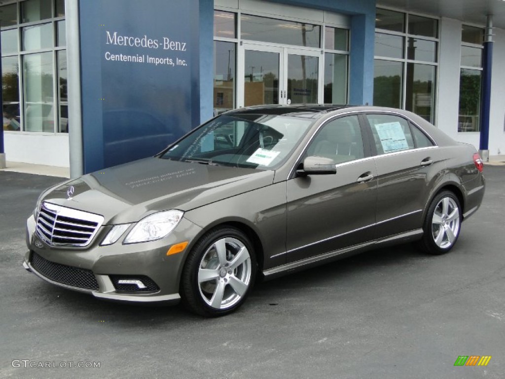 2011 E 350 Sedan - Indium Grey Metallic / Almond/Black photo #12
