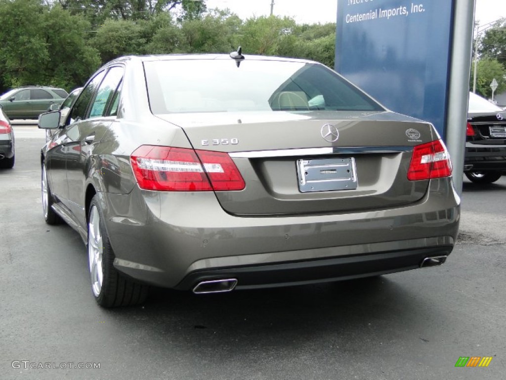 2011 E 350 Sedan - Indium Grey Metallic / Almond/Black photo #14
