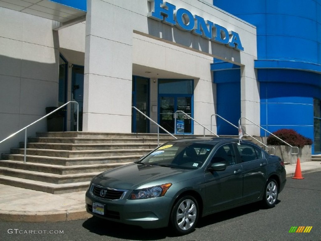 2010 Accord EX Sedan - Mystic Green Metallic / Ivory photo #1