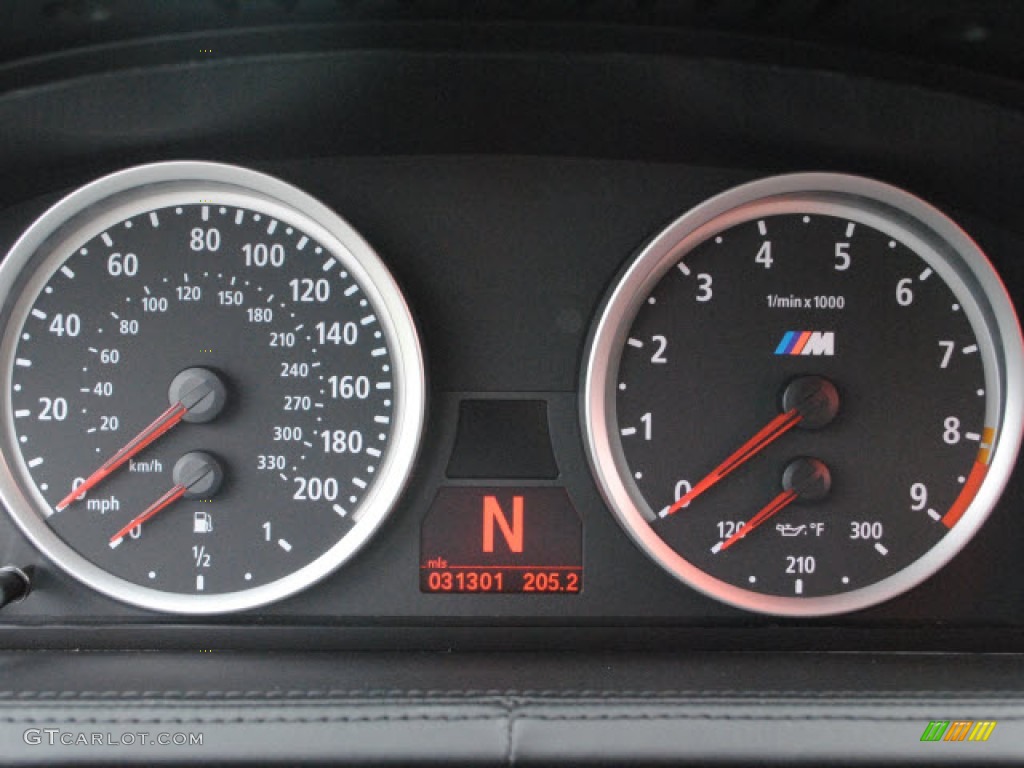2008 BMW M6 Convertible Gauges Photo #50706961