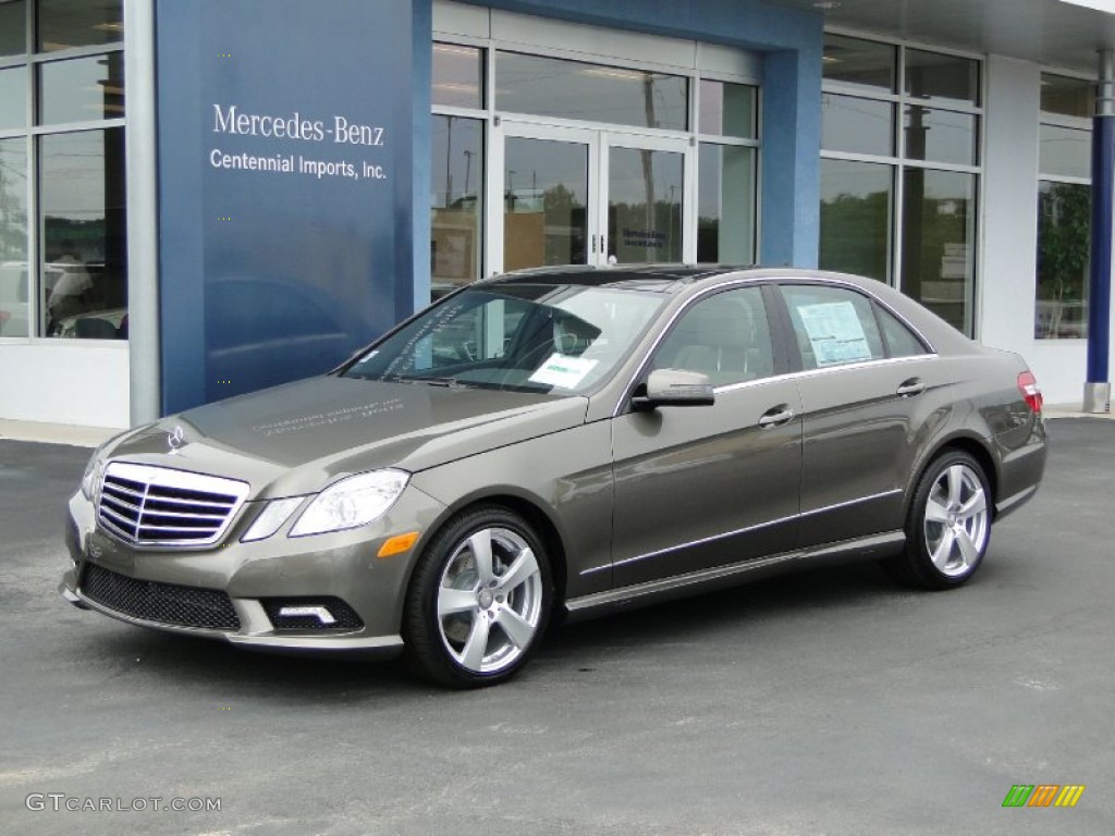 2011 E 350 Sedan - Indium Grey Metallic / Almond/Black photo #29