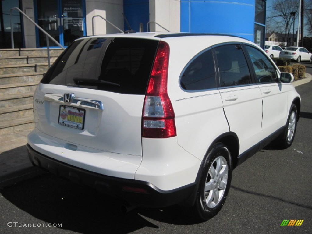 2009 CR-V EX-L 4WD - Taffeta White / Gray photo #3