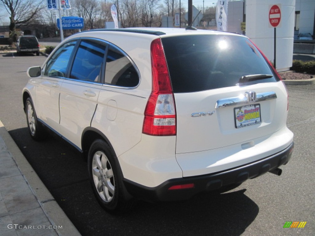 2009 CR-V EX-L 4WD - Taffeta White / Gray photo #5