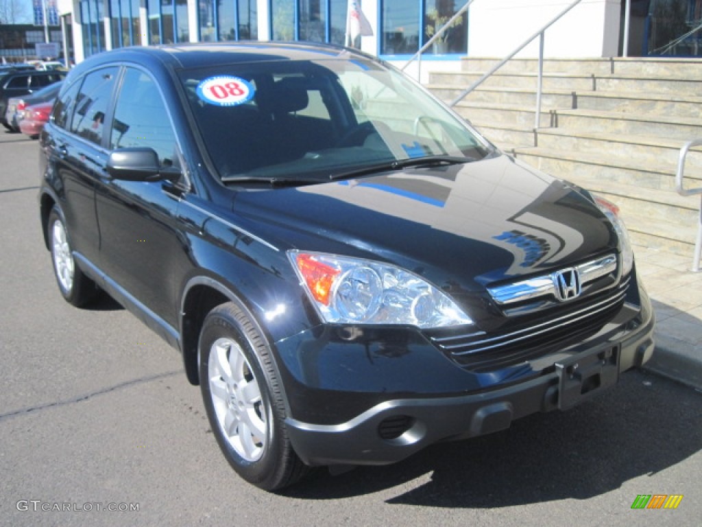 2008 CR-V EX 4WD - Nighthawk Black Pearl / Black photo #1