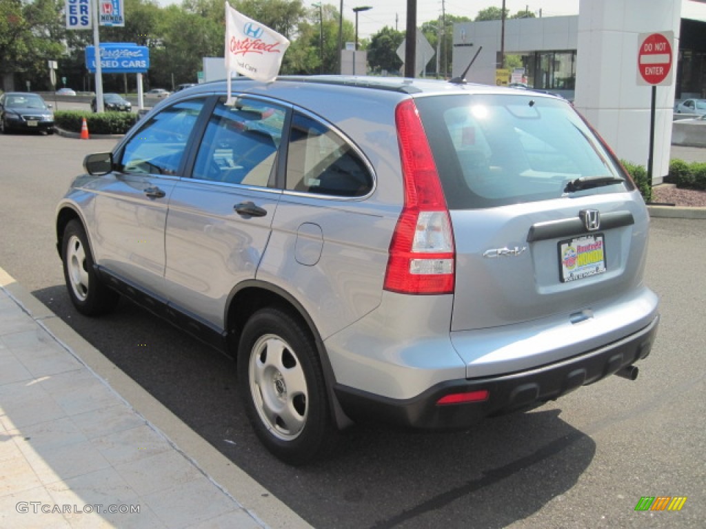 2009 CR-V LX 4WD - Glacier Blue Metallic / Gray photo #5