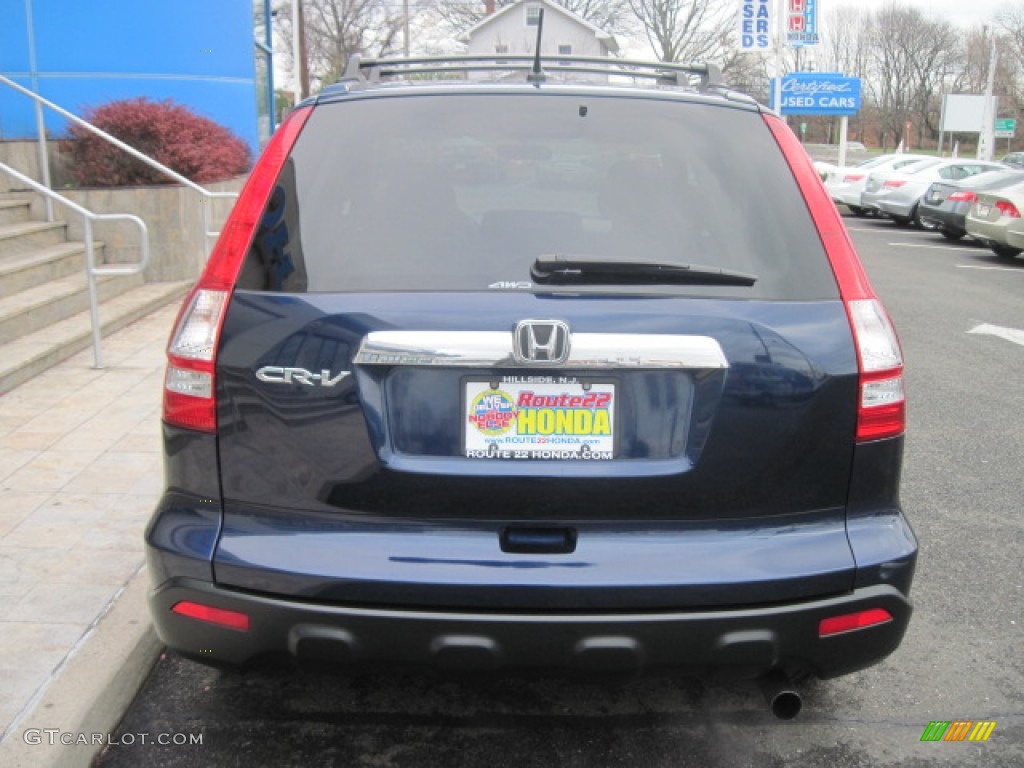 2008 CR-V EX 4WD - Royal Blue Pearl / Black photo #4