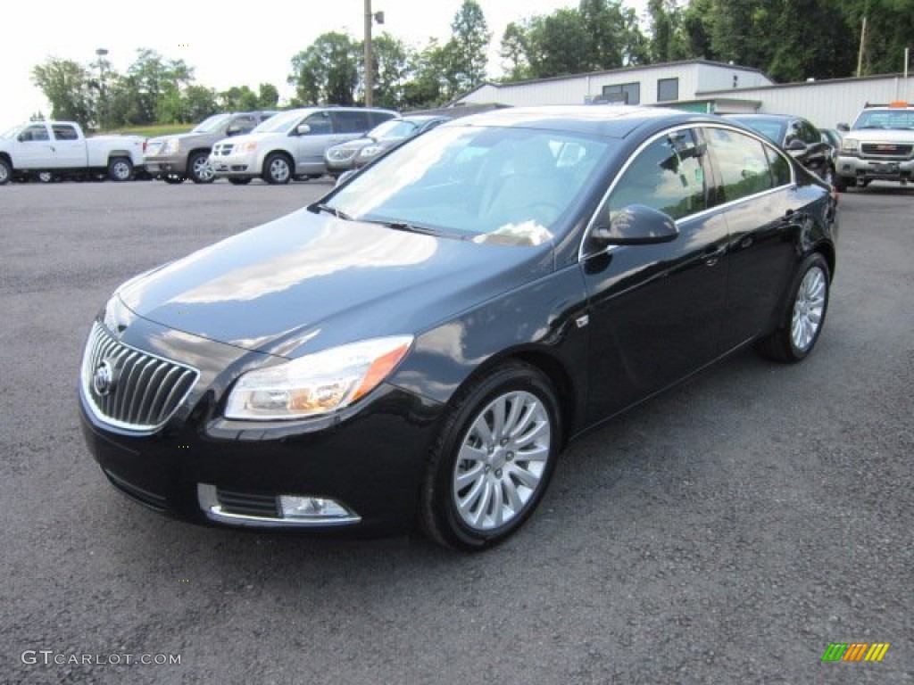 Carbon Black Metallic 2011 Buick Regal CXL Turbo Exterior Photo #50708674