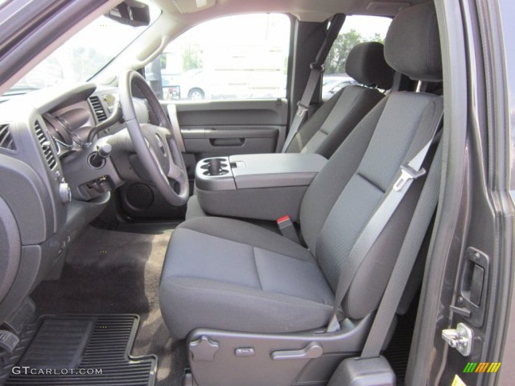 Ebony Interior 2011 GMC Sierra 2500HD SLE Extended Cab 4x4 Photo #50709607