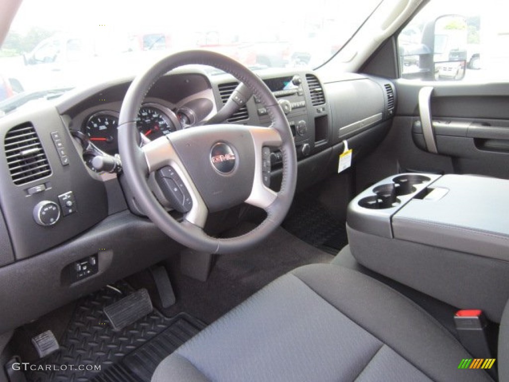 2011 GMC Sierra 2500HD SLE Extended Cab 4x4 Ebony Dashboard Photo #50709622