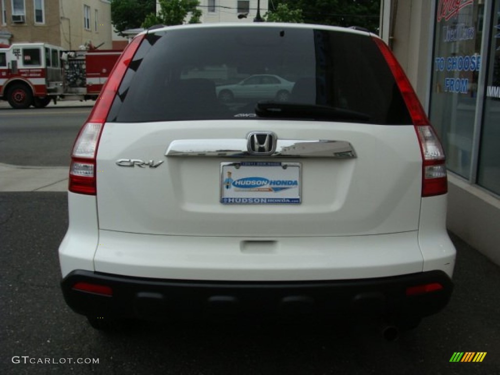 2008 CR-V EX 4WD - Taffeta White / Gray photo #5