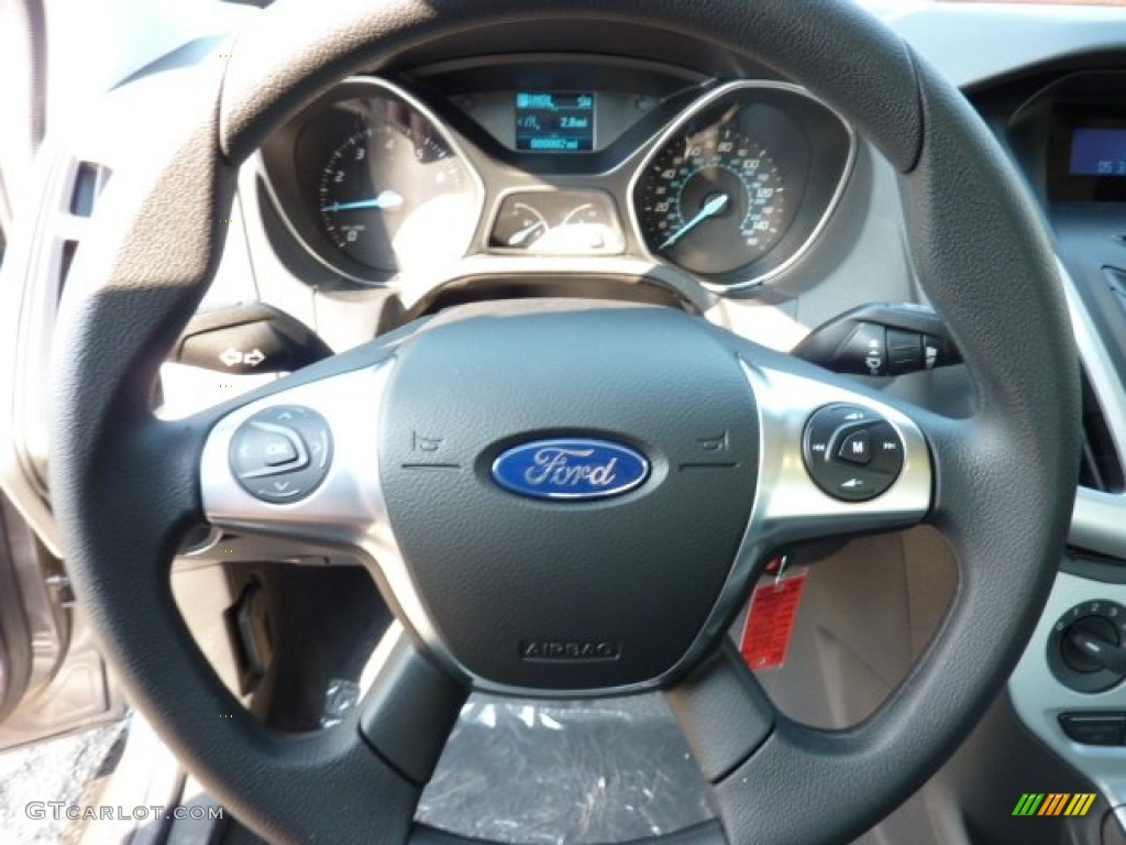 2012 Focus SE Sedan - Sterling Grey Metallic / Charcoal Black photo #16