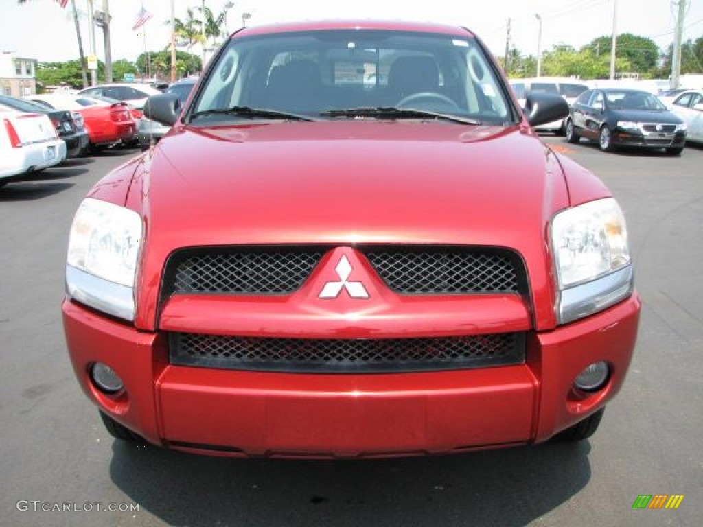 Lava Red 2006 Mitsubishi Raider LS Double Cab Exterior Photo #50710315