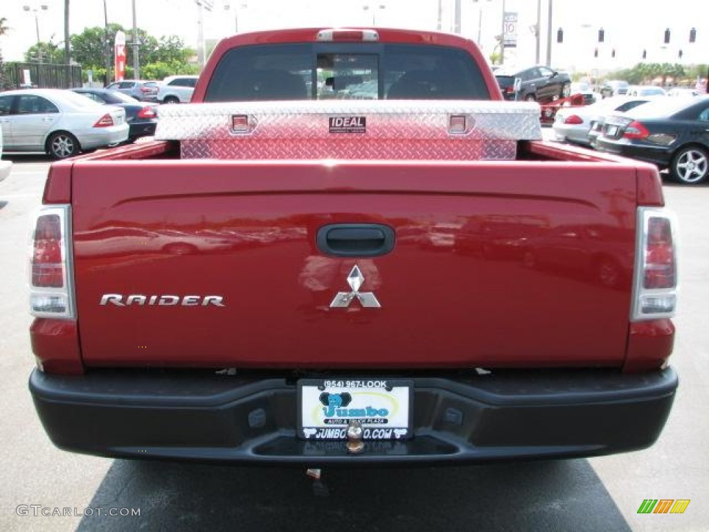 2006 Raider LS Double Cab - Lava Red / Slate Gray photo #8