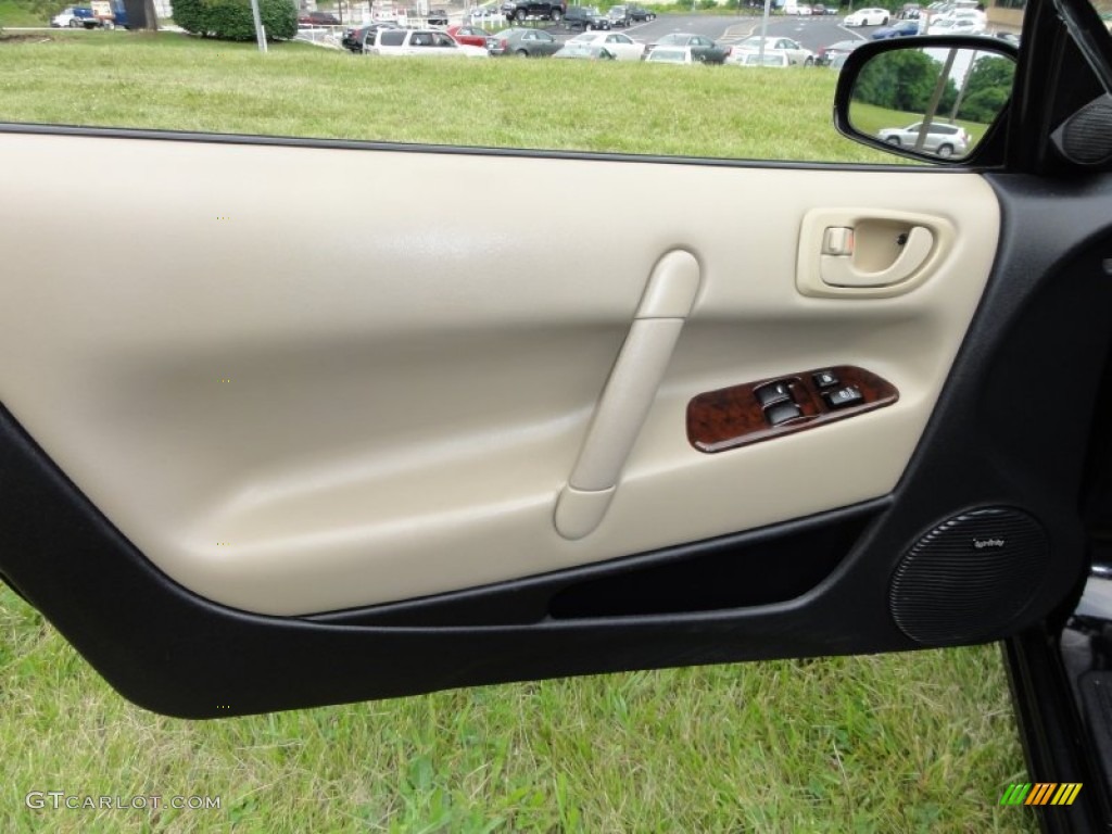 2001 Chrysler Sebring LXi Coupe Black/Beige Door Panel Photo #50711482