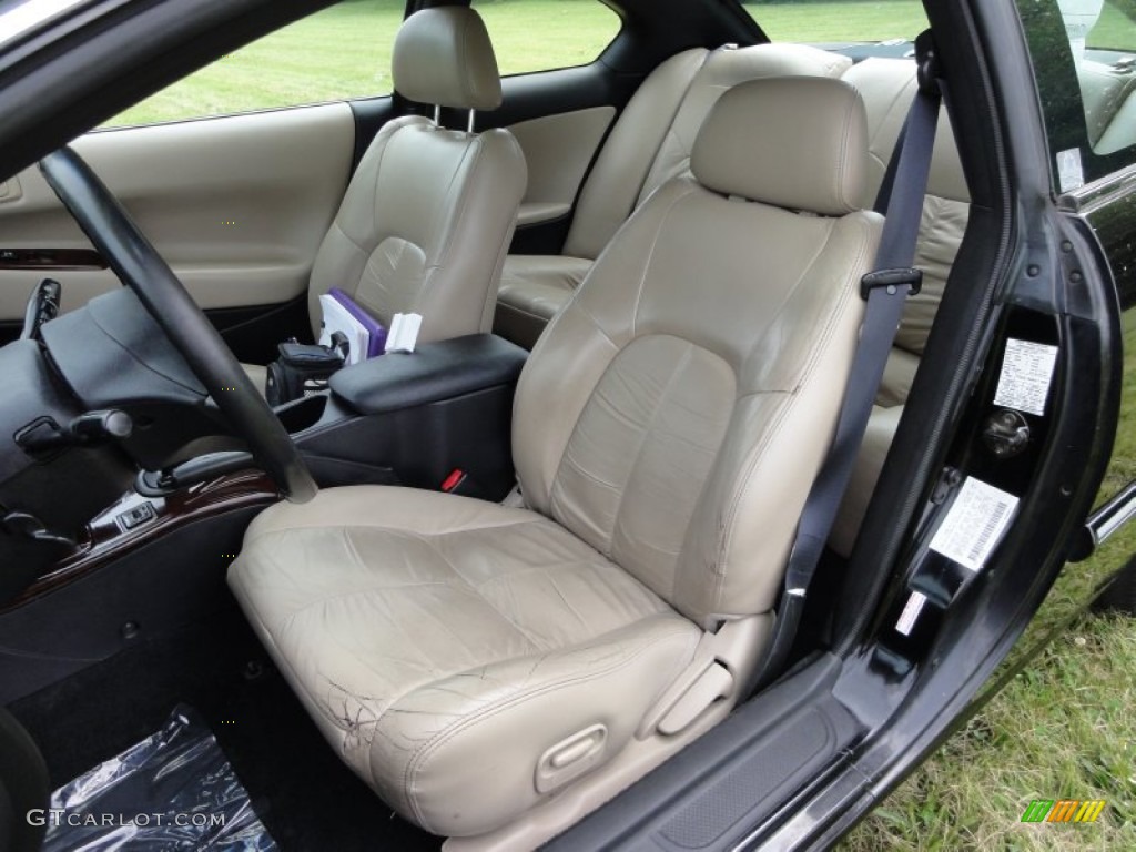 Black/Beige Interior 2001 Chrysler Sebring LXi Coupe Photo #50711515
