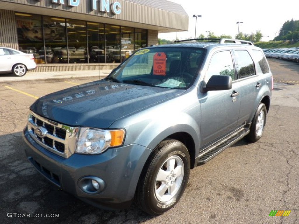 2010 Escape XLT V6 4WD - Steel Blue Metallic / Charcoal Black photo #8