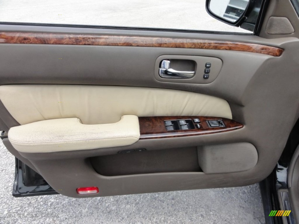 1997 Infiniti Q 45 t Beige Door Panel Photo #50712367