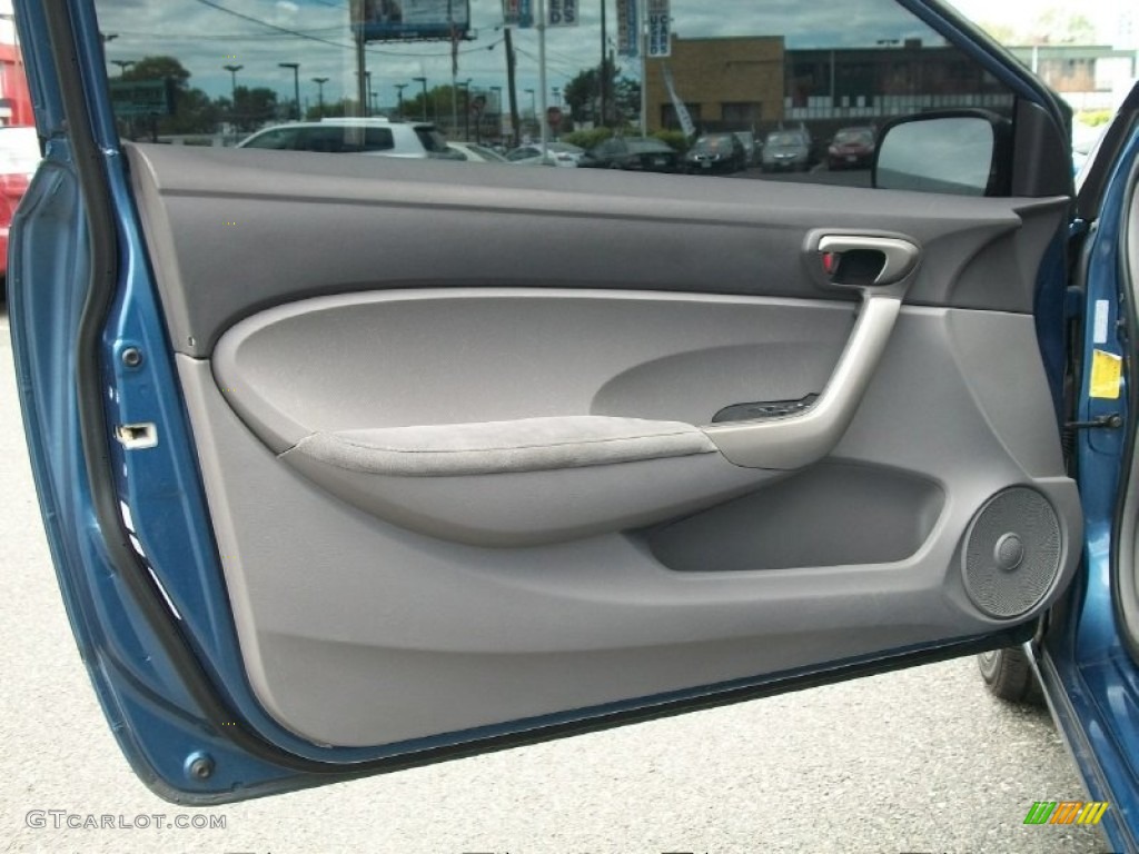 2007 Civic EX Coupe - Atomic Blue Metallic / Gray photo #6