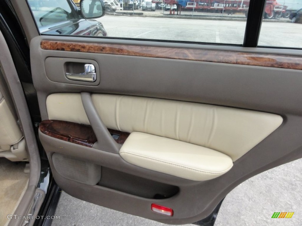 1997 Infiniti Q 45 t Beige Door Panel Photo #50712511